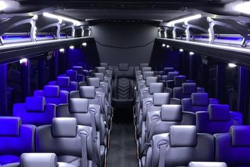 Shreveport Charter Bus Interior