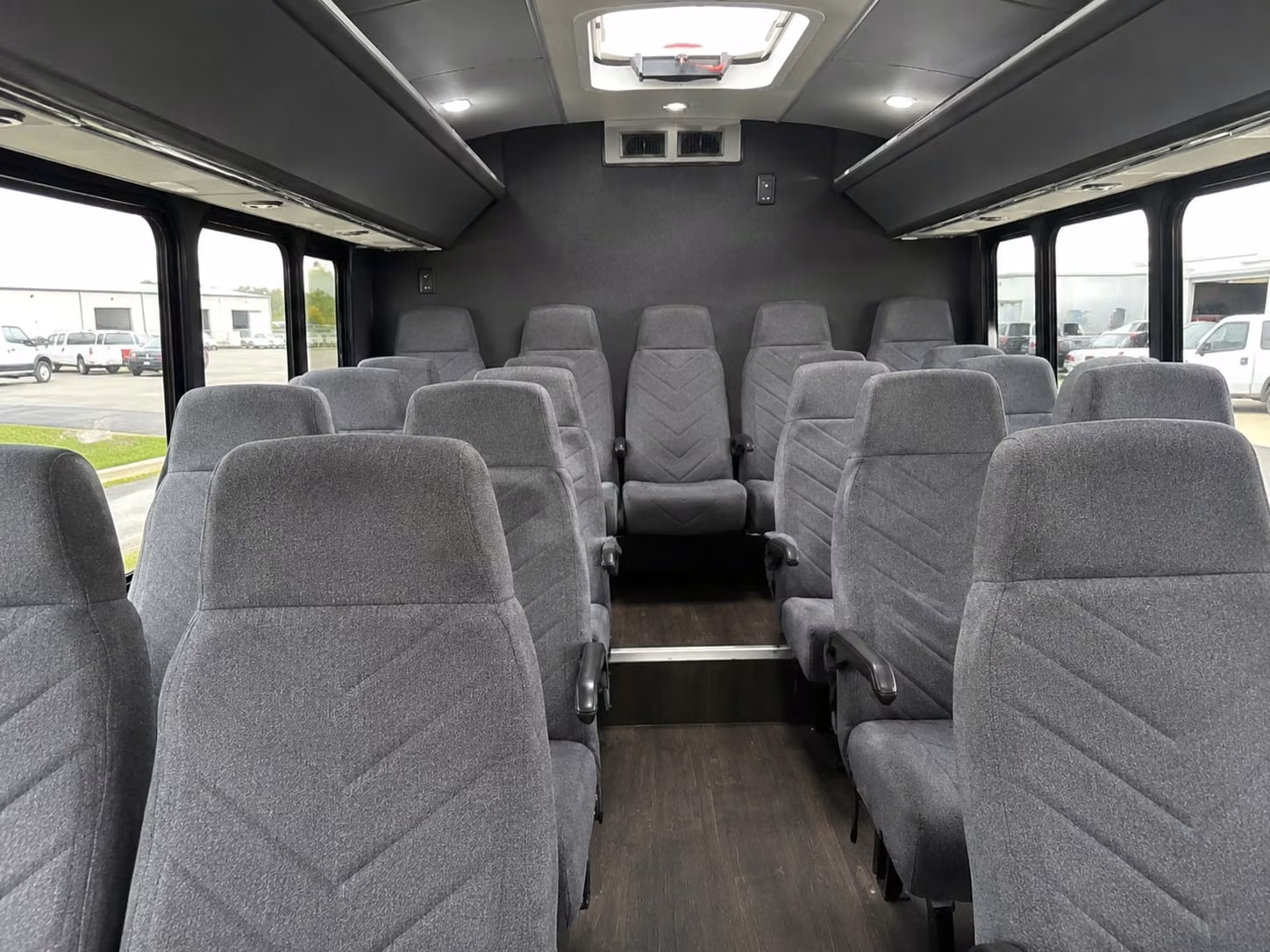 15 passenger minibus inside