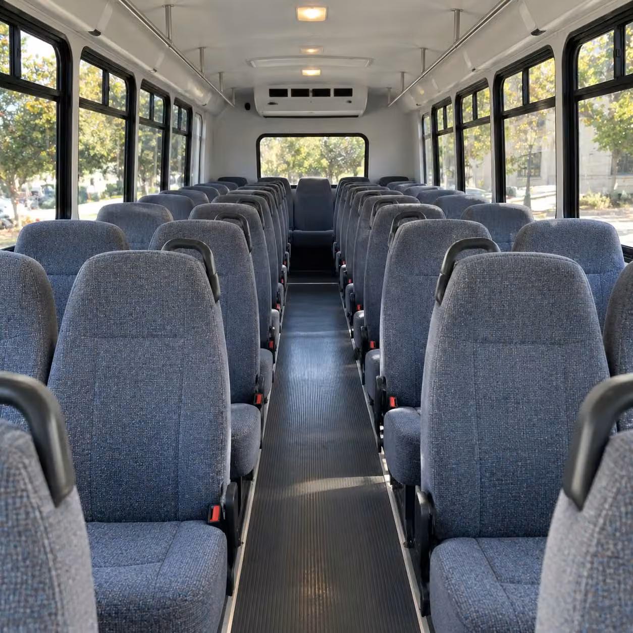 25 passenger minibus interior