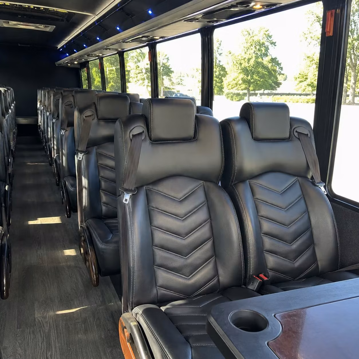 35 passenger minibus inside