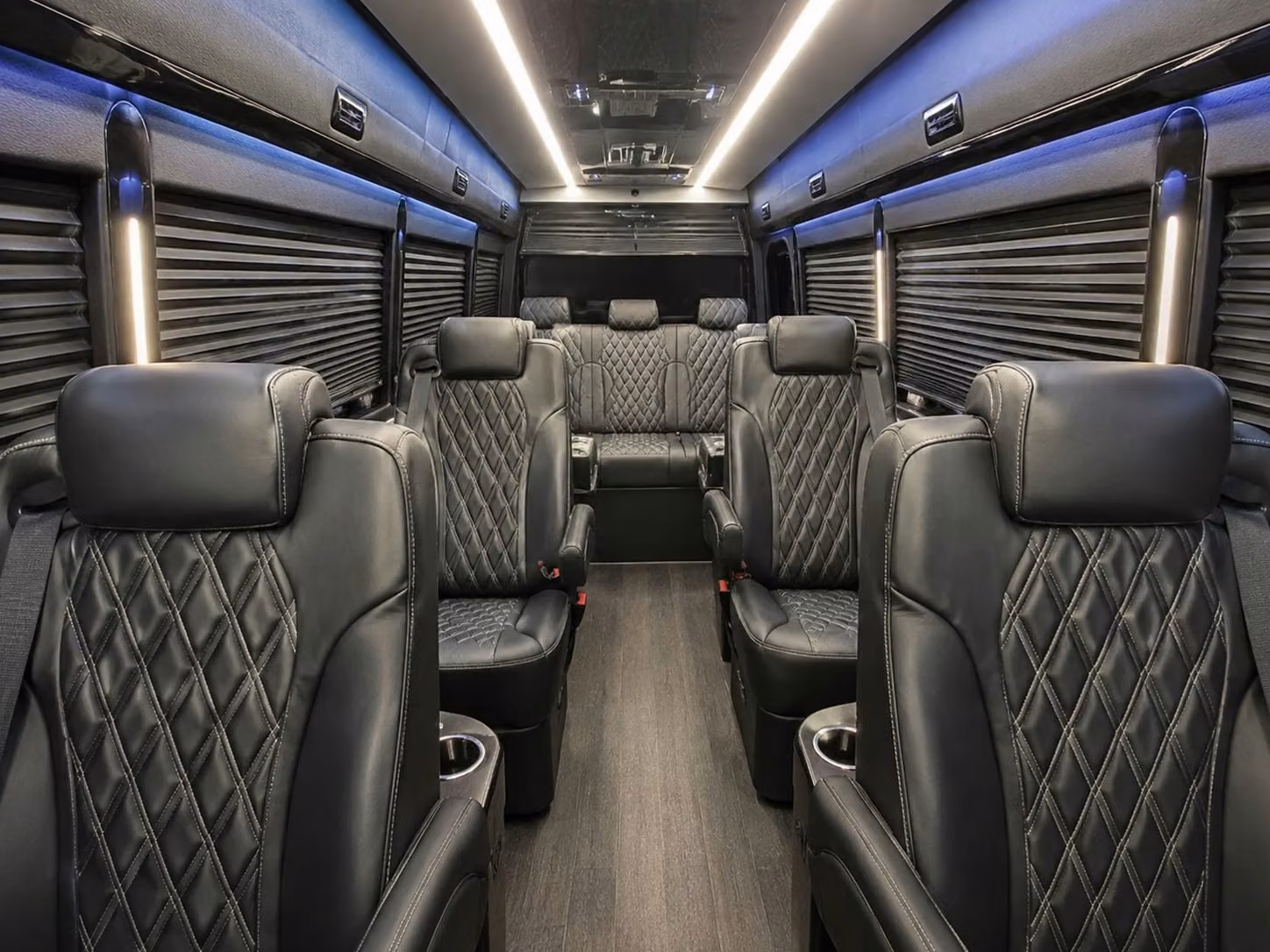 sprinter van with driver interior